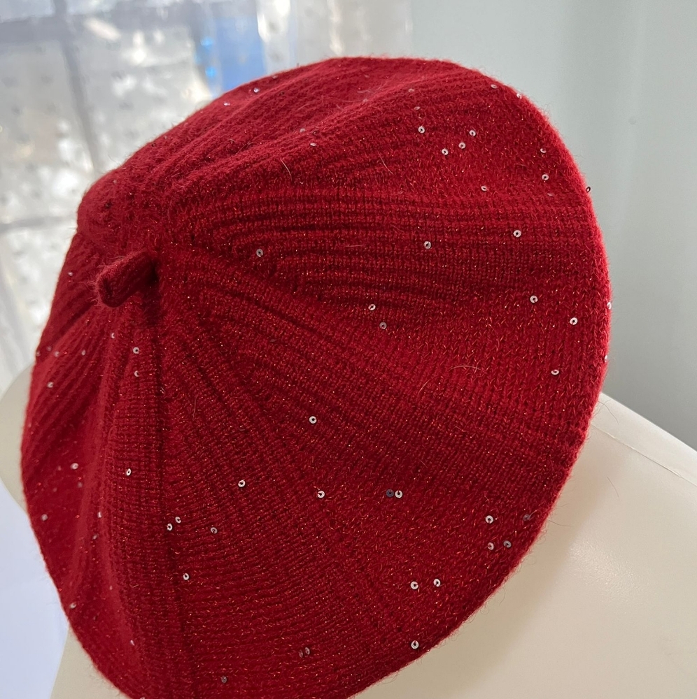 Vintage Inspired Red Beret Hat